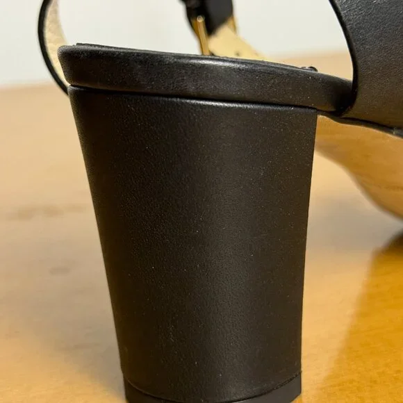 Jimmy Choo Drya 65 Studded Black Leather Block Heel Sandals – EU 39 - Picture 6 of 11